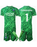Otroške Nogometnih dresov Paris Saint-Germain Gianluigi Donnarumma #1 Vratar Domači 2024-25 Kratki rokavi (+ hlače)